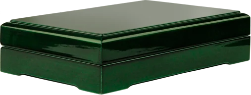 Дерев`яний футляр для п`яти срібних монет